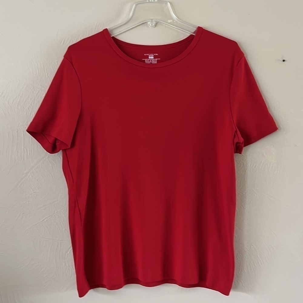 Jones New York sport crewneck T-shirt size XL short sleeves lightly ribbed - Picture 5 of 12